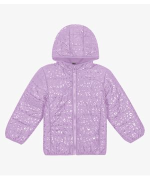 Jaqueta Puffer Infantil Trick Nick Roxo