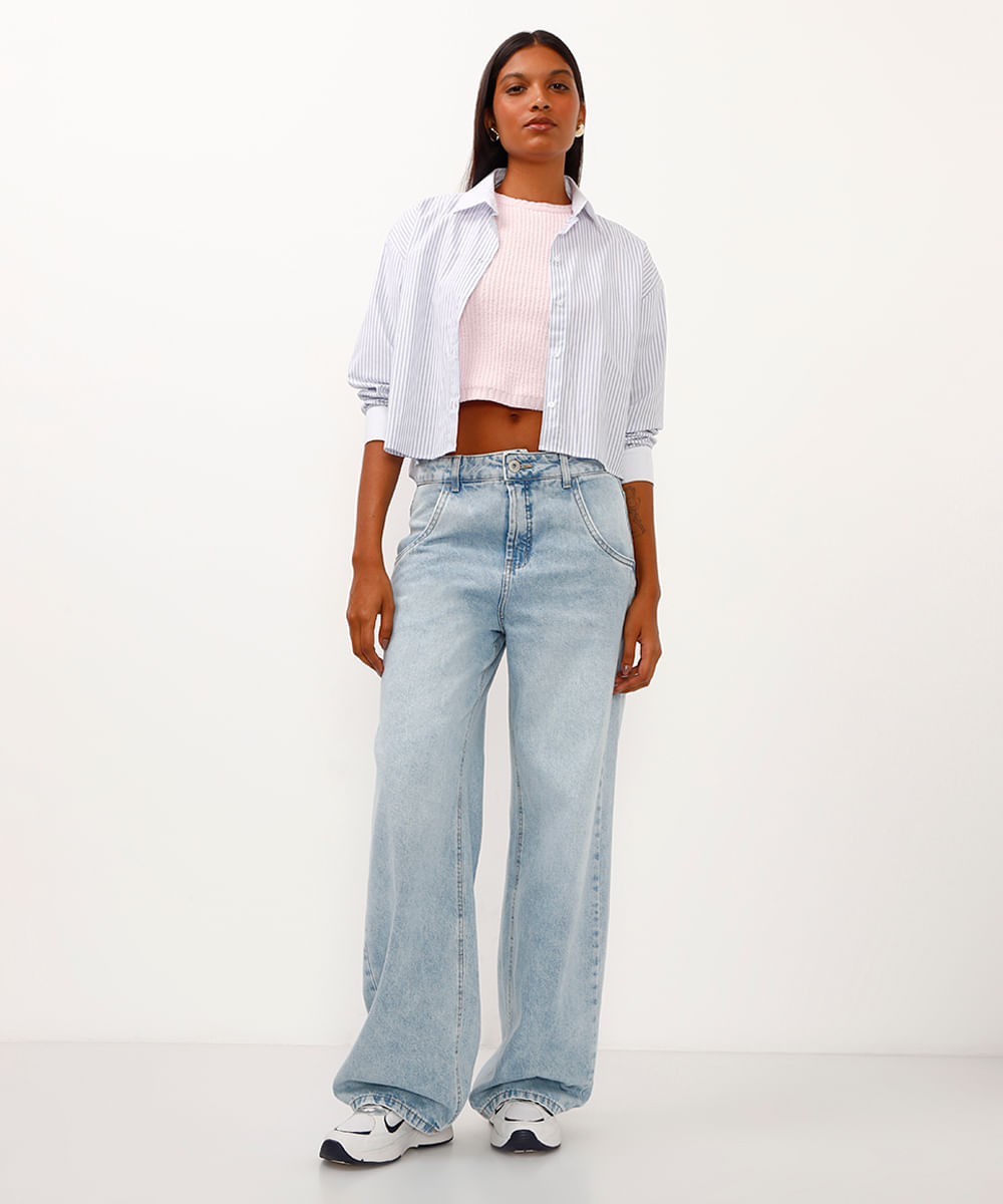 cropped de tricot trançado rosa
