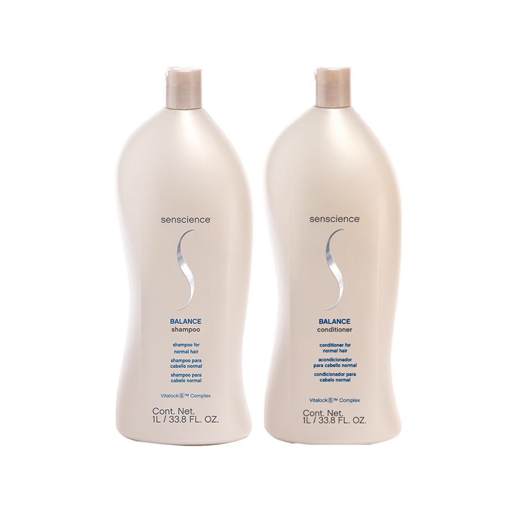Kit Senscience Balance - Shampoo 1000ml e Condicionador 1000ml