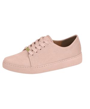 Tênis Feminino Camurça Monocromático Vizzano Rosa