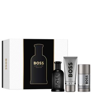 Hugo Boss Bottled Coffret Perfume Masculino Parfum Shower Gel Desodorante Spray