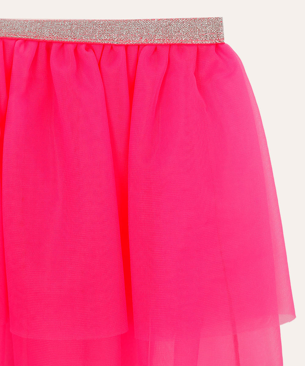 body e saia infantil barbie rosa