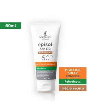 Mantecorp Episol Sec Oc Protetor Solar FPS60 Médio Escuro 60ml