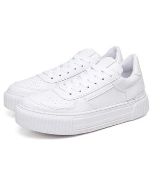 Tênis Sapatênis Feminino Sneacker DUBUY 029FG Branco