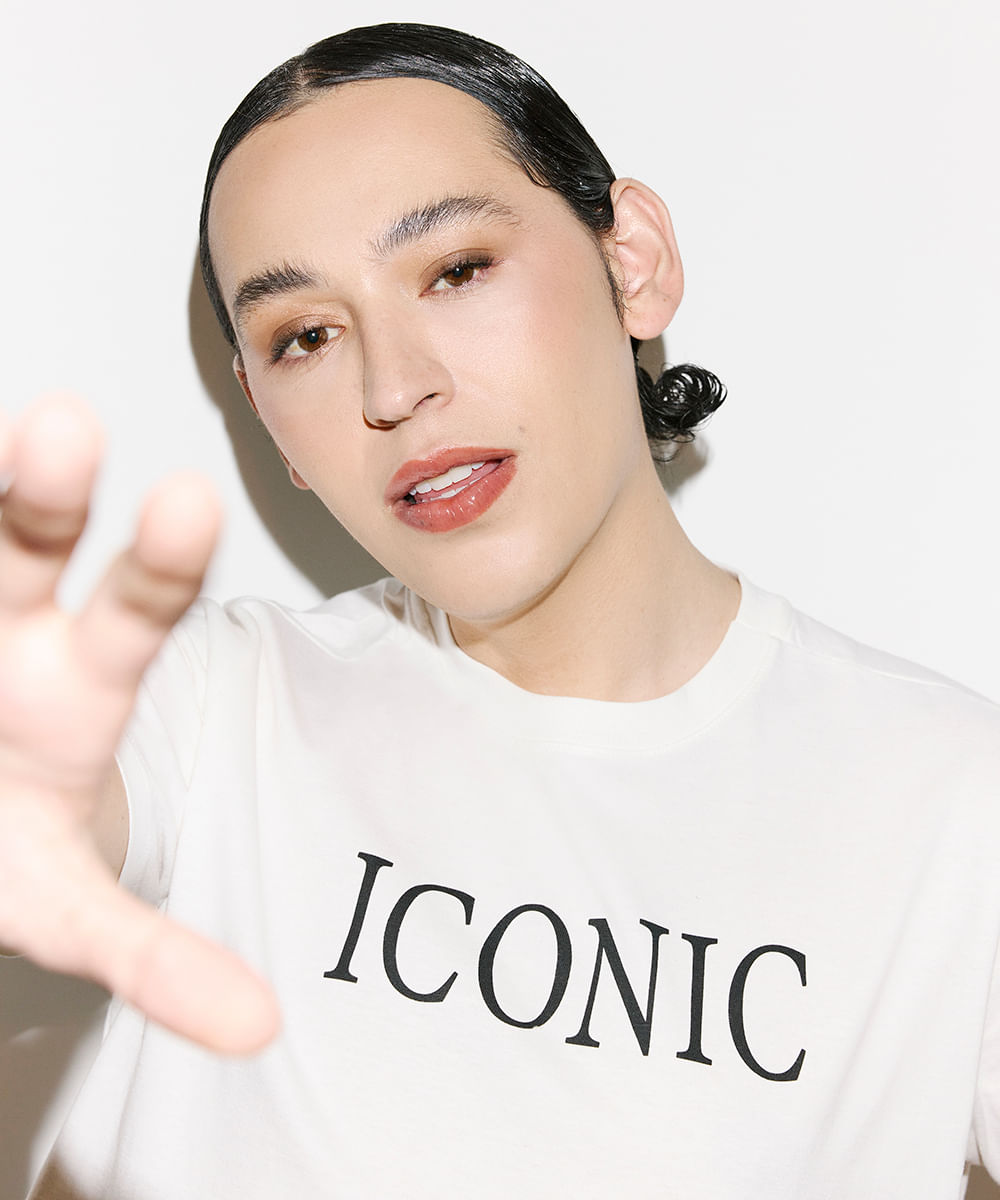 camiseta iconic Gabb algodão sustentável off white