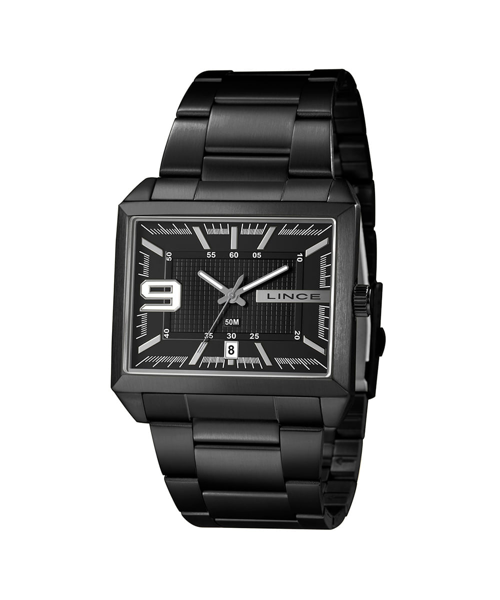 relógio lince analógico MQN4752L46 P2PX preto