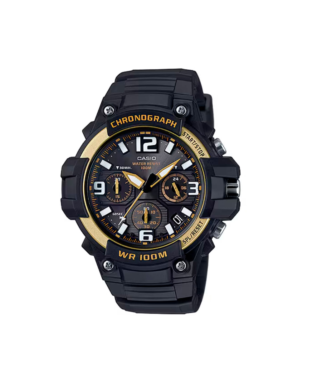 relógio casio análogioco MCW-100H-9A2VDF preto