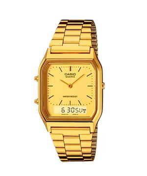 relógio casio analógio AQ-230GA-9DMQ  dourado