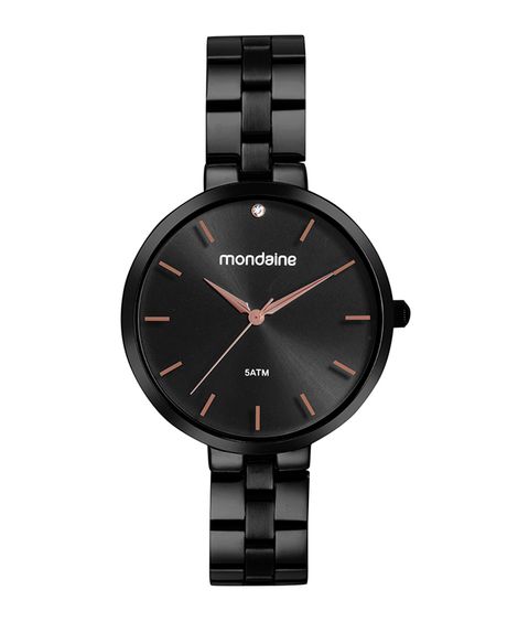 relógio mondaine analógico 32670LPMVPE3KF preto