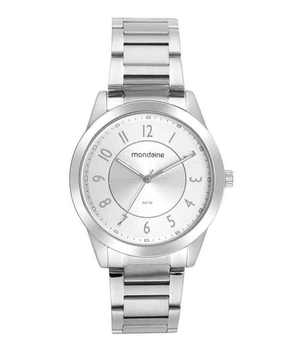 relógio mondaine analógico 32518L0MVNE2KF prateado