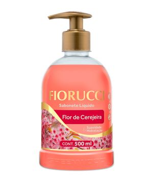 sabonete líquido fiorucci flor de cerejeira 500ml