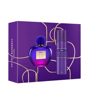 kit banderas her secret desire eau de toilette 80ml e 24h desodorante spray 150ml