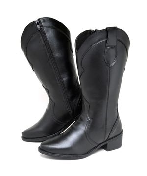 Bota Country Feminina DUBUY 1703FG Preto