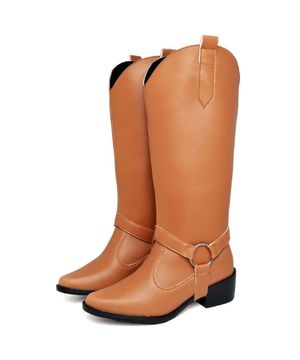 Bota Feminina Country 2 em 1 DUBUY 1706FG Caramelo