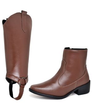 Bota Feminina Country 2 em 1 DUBUY 1706FG Marrom