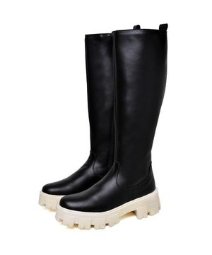 Bota Feminina Galocha Cano Alto DUBUY 1805FG Preto