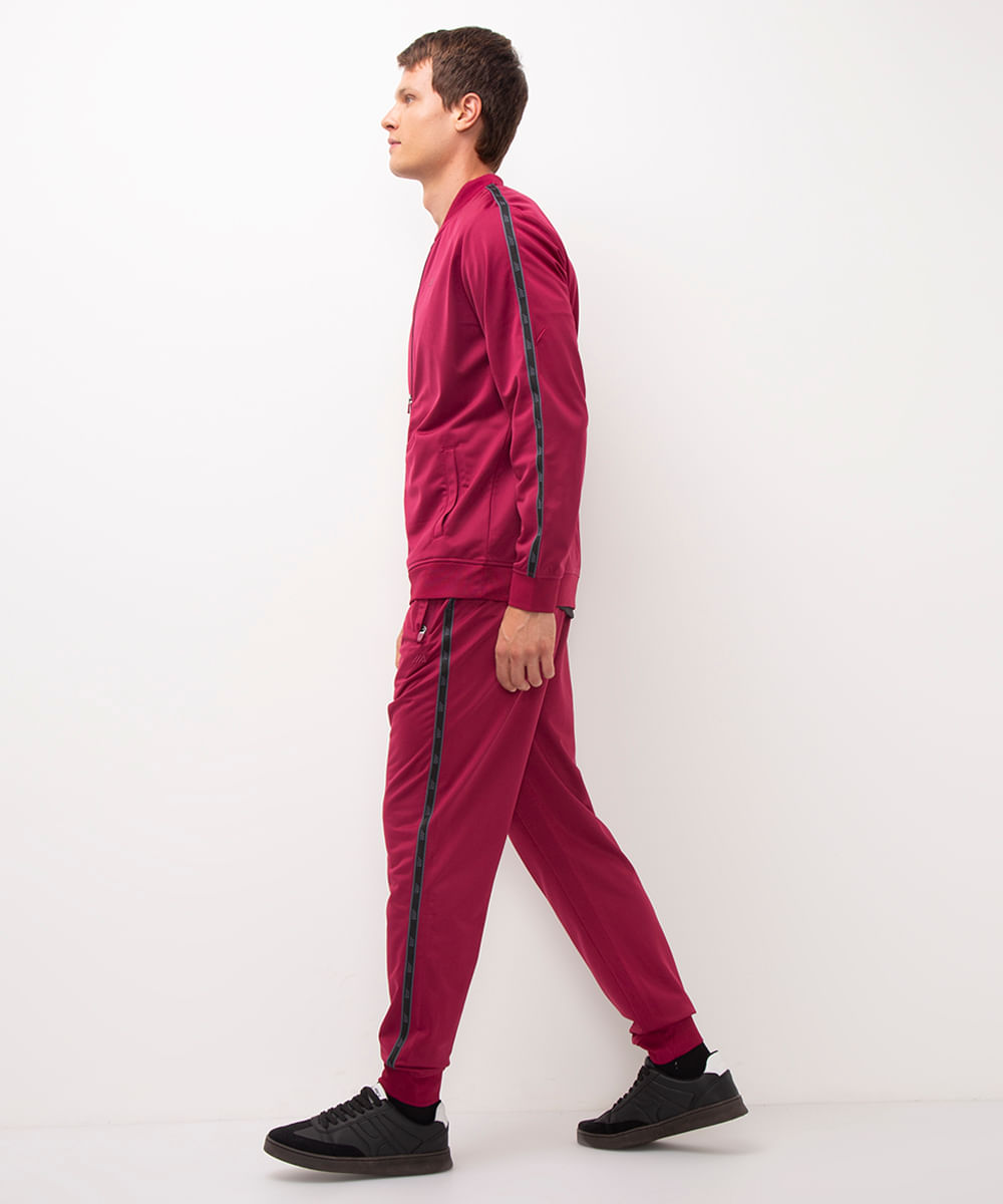 calça jogger esportiva vinho