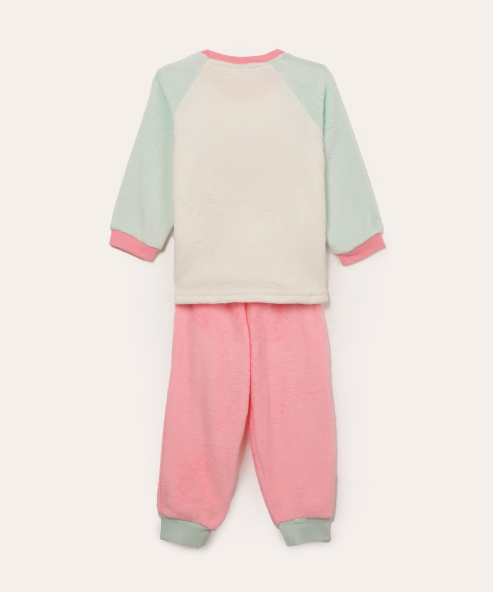 pijama de pelúcia infantil patrulha canina rosa