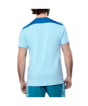 Camiseta de Tennis Masculina Mizuno Charge Shadow Graphic Azul