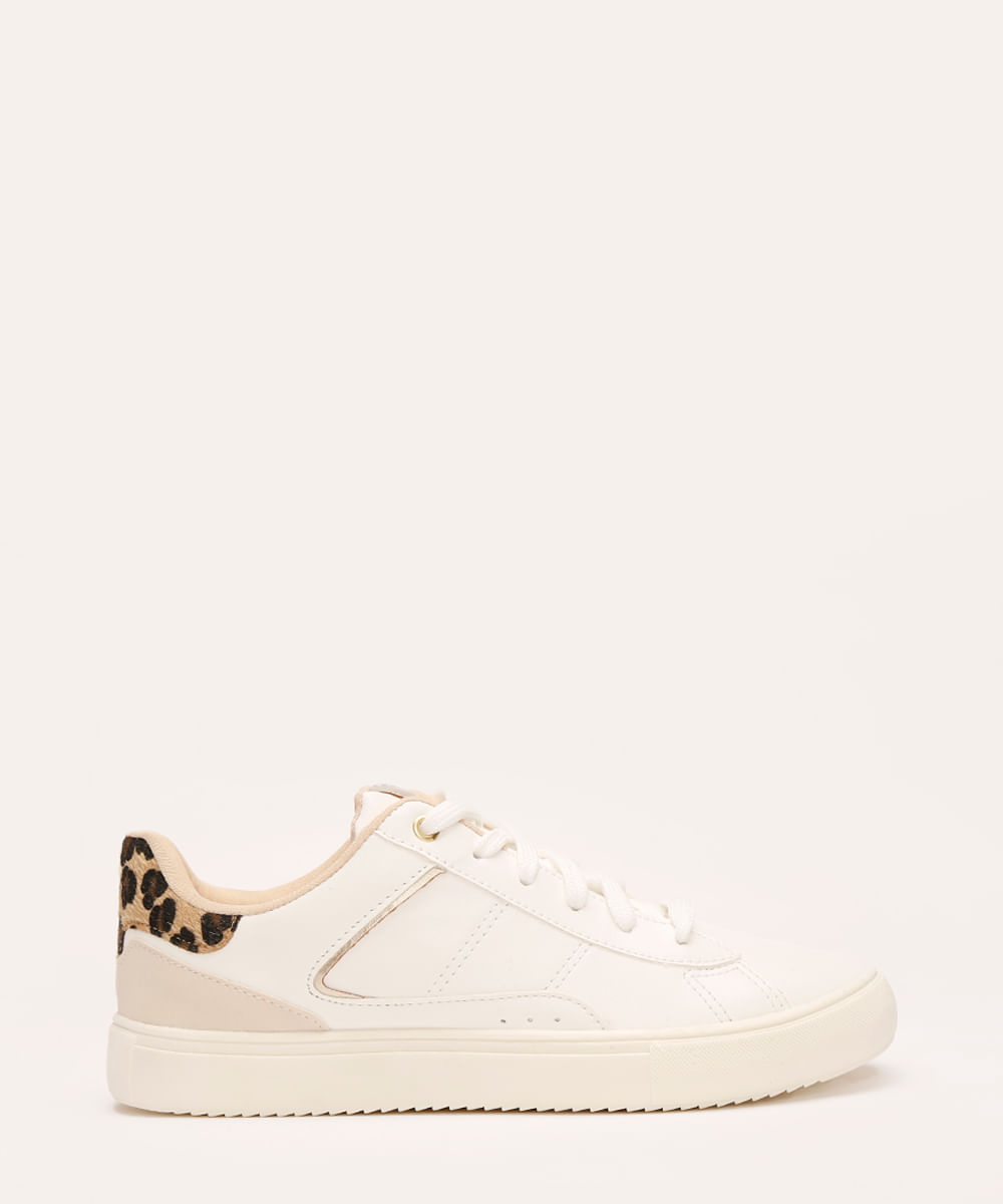 tênis casual com brilho oneself dourado