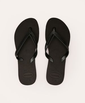 chinelo havaianas elegance preto