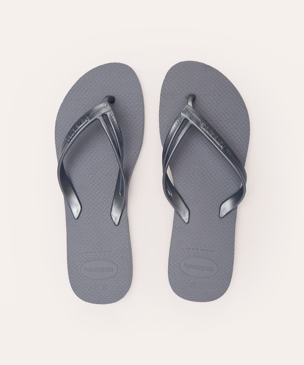chinelo havaianas elegance azul