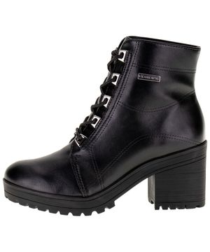 Bota Feminina Coturno Via Marte 23402 PRETO