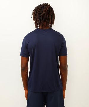 camiseta esportiva ace manga curta azul marinho