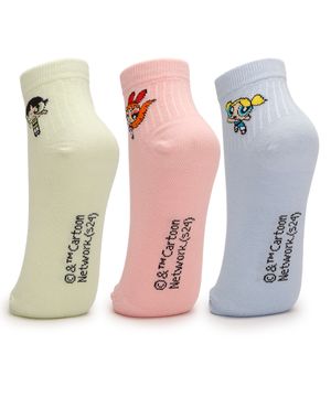 kit 3 pares de meias cano médio meninas super poderosas colorido