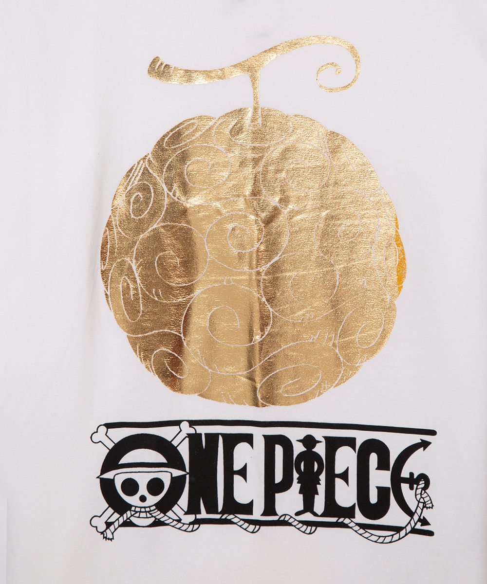 blusa infantil de algodão manga longa one piece off white