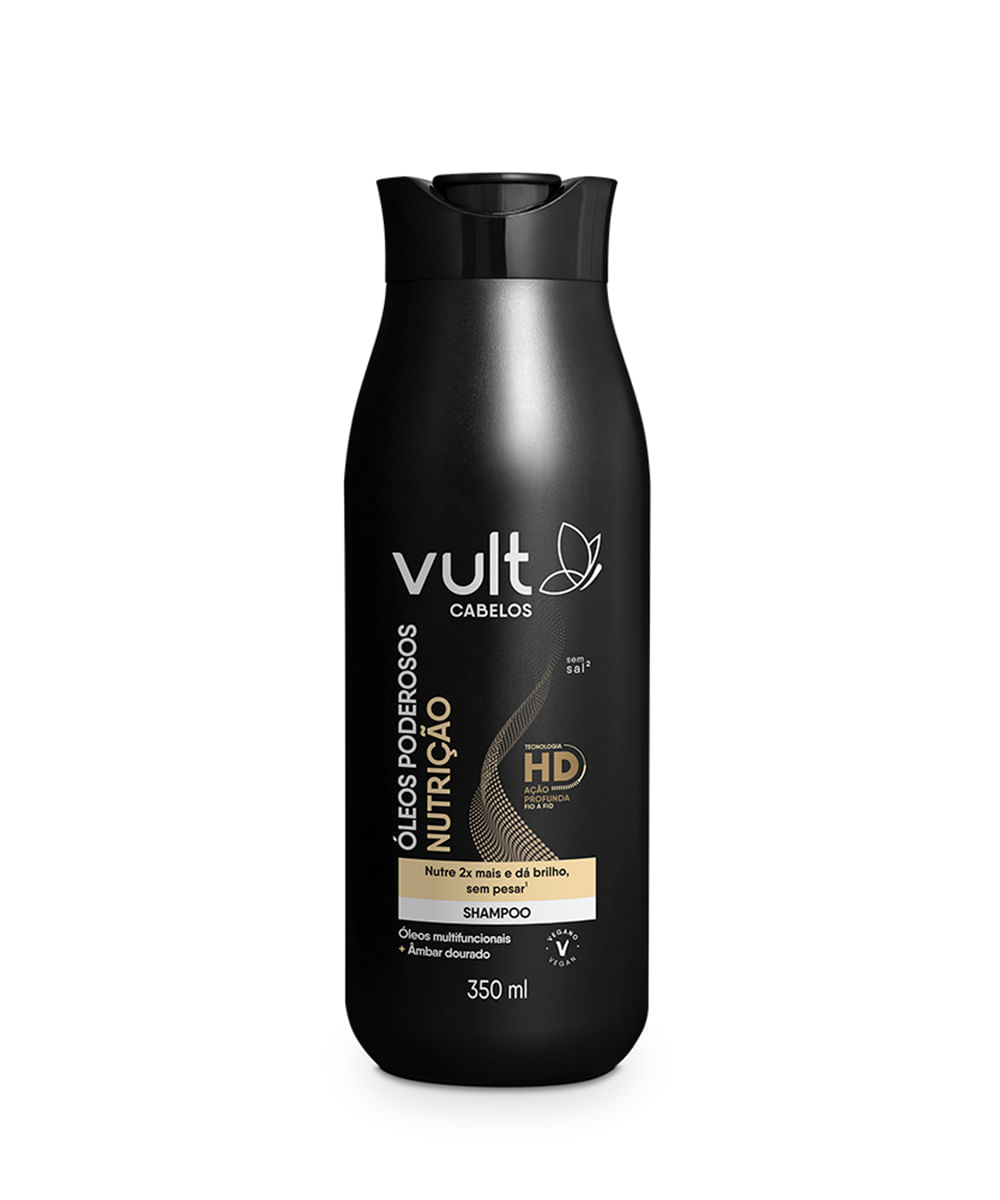 vult shampoo óleos poderosos nutrição 350ml