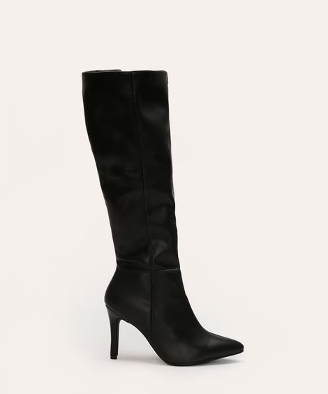 bota cano alto salto fino alto vizzano preta