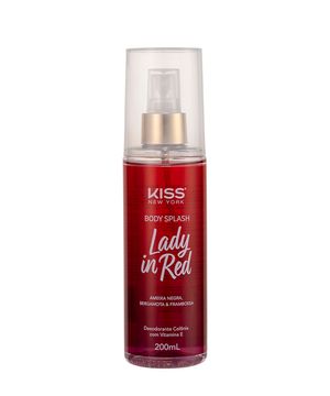 body splash lady in red kiss new york 235ml