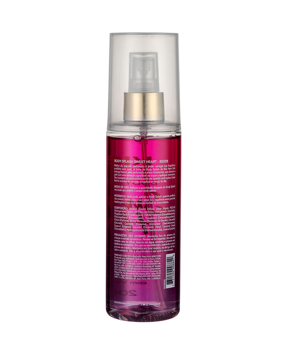 body splash sweet heart kiss new york 235ml