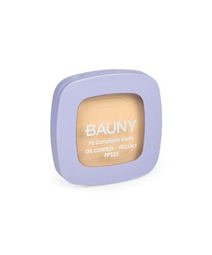 pó compacto facial bauny com fps 25 030