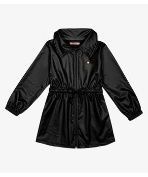 Parka Infantil Feminina Trick Nick Preto