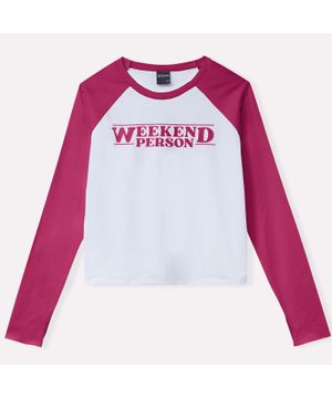 Blusa Teen Menina Meia Malha Amora Rosa