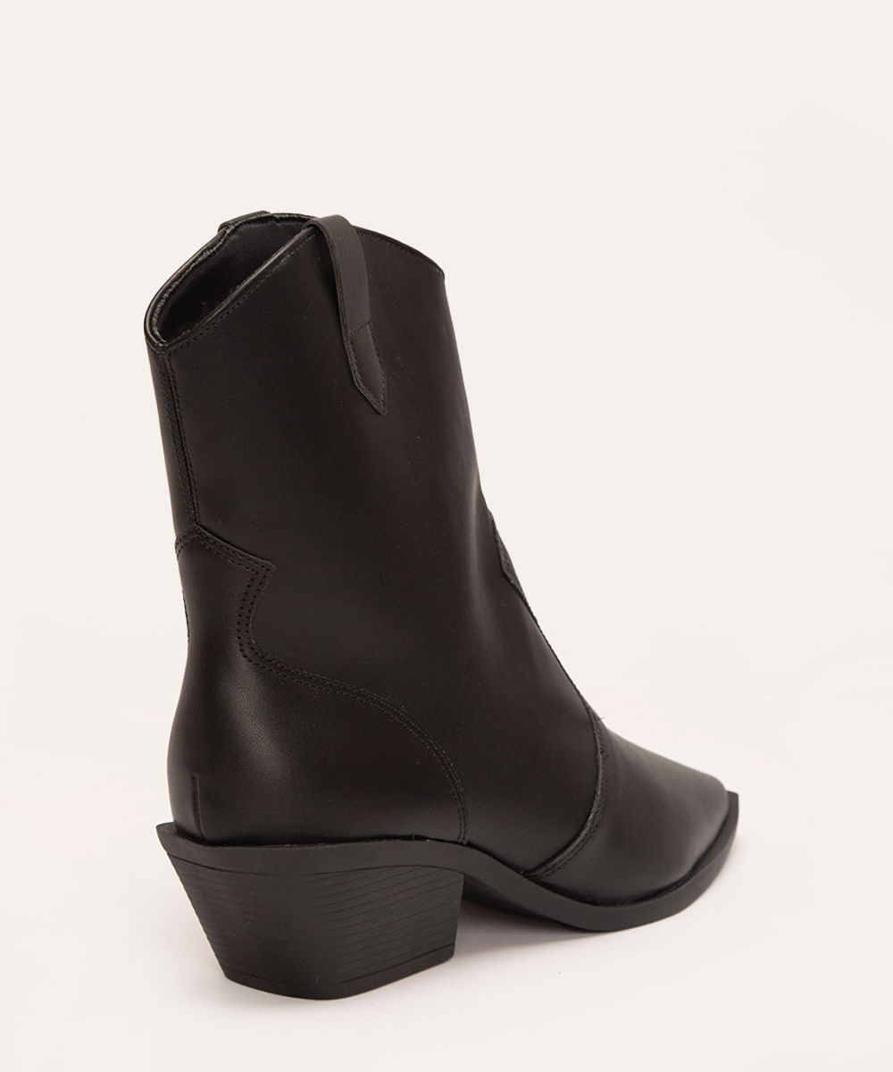 bota country salto baixo oneself preto