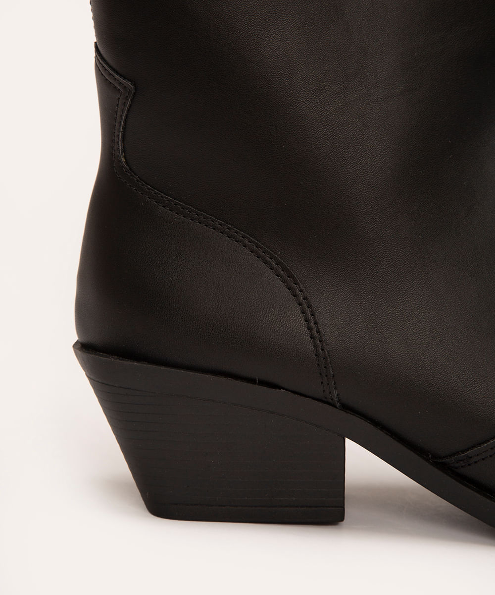 bota country salto baixo oneself preto