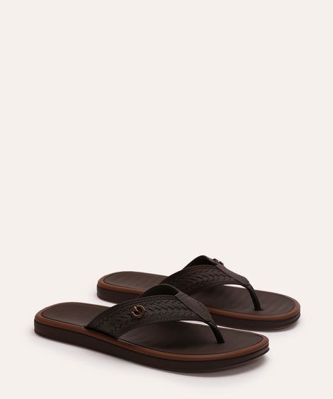chinelo de dedo coimbra cartago marrom