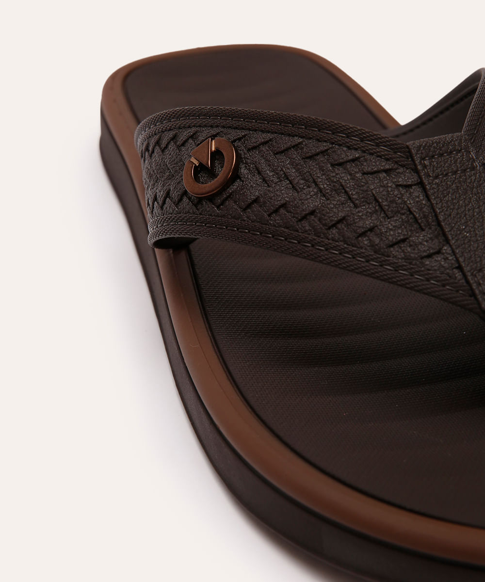chinelo de dedo coimbra cartago marrom