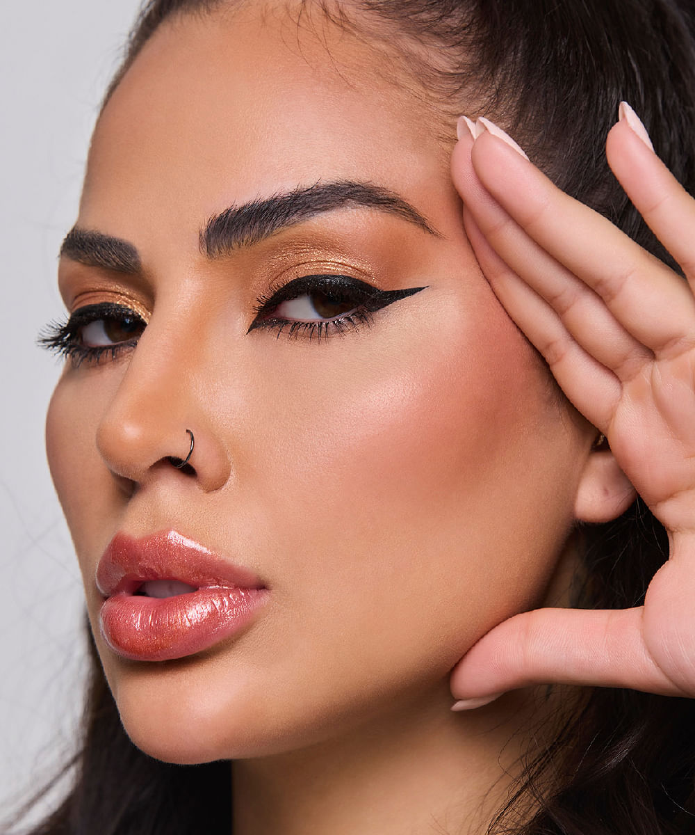 caneta delineadora para olhos speed pam by pamella preta