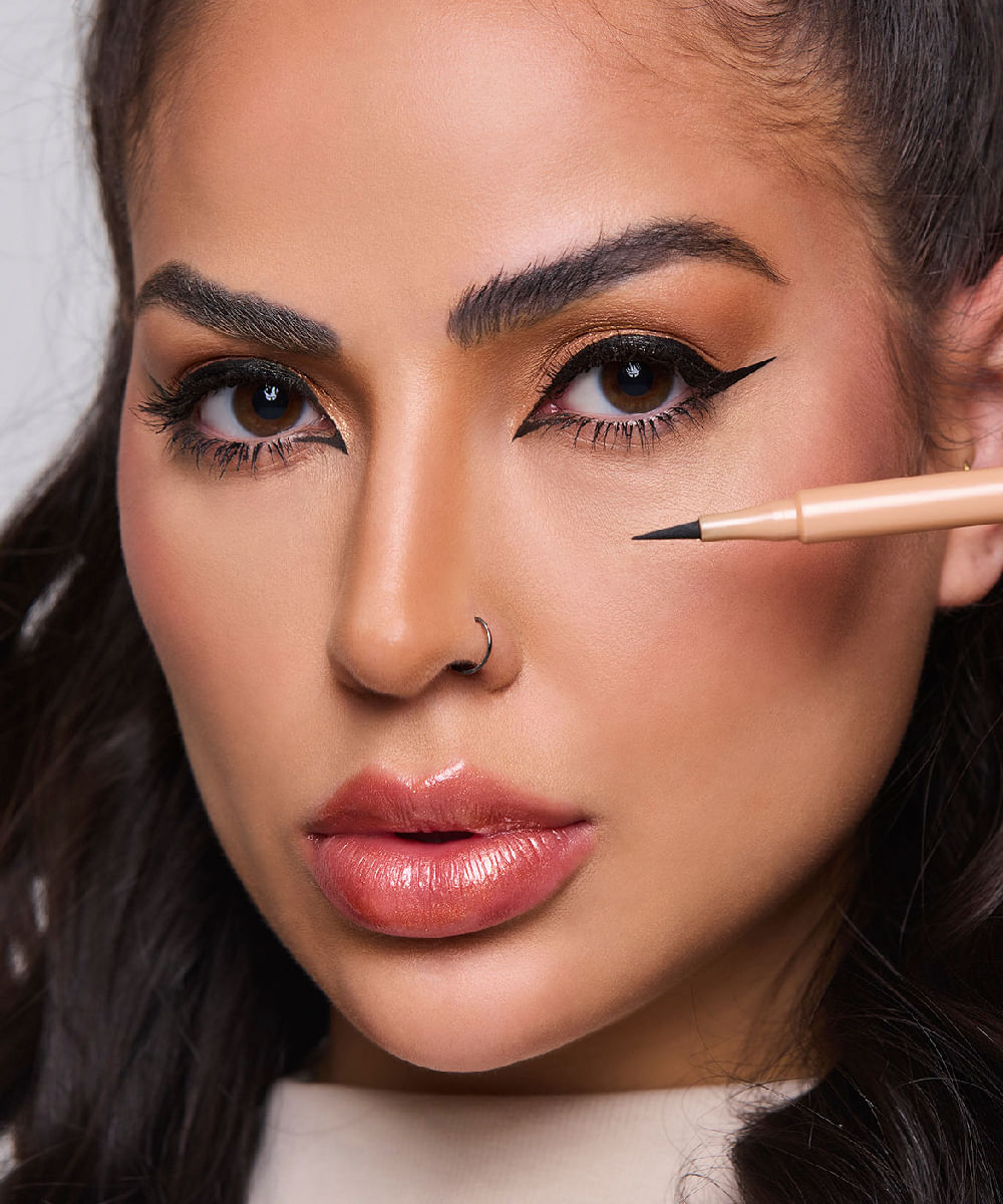 caneta delineadora para olhos speed pam by pamella preta