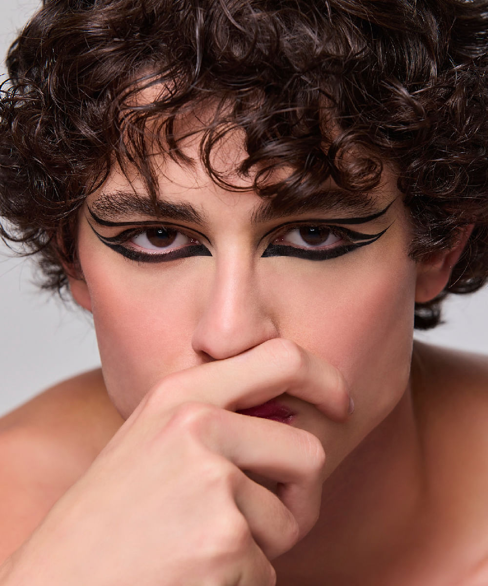 caneta delineadora para olhos speed pam by pamella preta