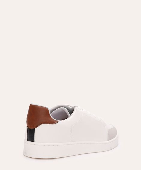 tênis casual com recorte oneself branco