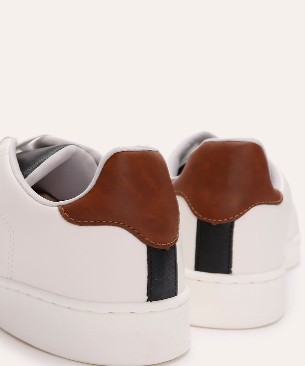tênis casual com recorte oneself branco