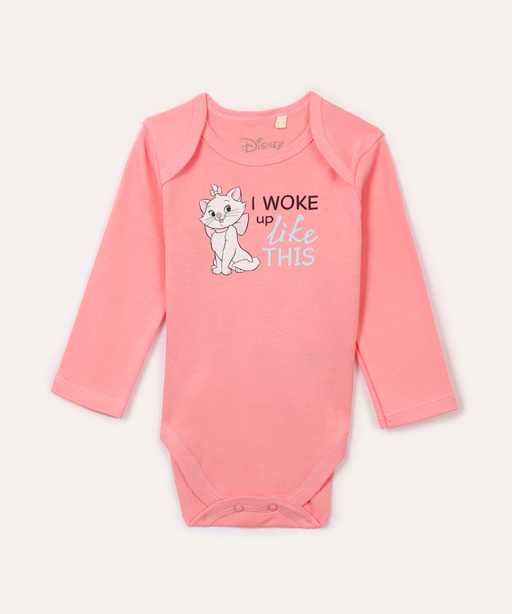 body de algodão manga longa marie rosa