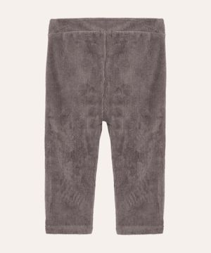 calça de veludo cotelê infantil cinza