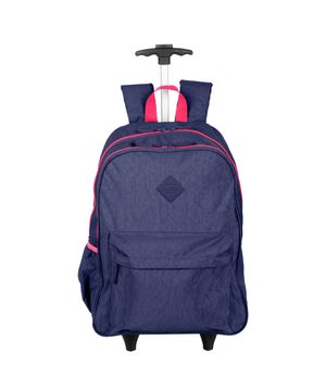 Mochila Carrinho Externo Sestini Rolling Grande Crinkle - Azul Neon