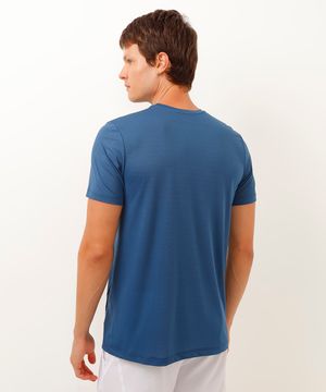 camiseta básica esportiva ace - azul médio